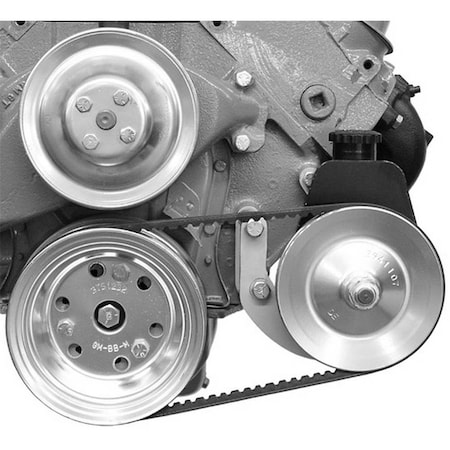 Active Athlete 403L Short Water Pump Power Steering Pump Bracket for Big Block Chevy AC1392385